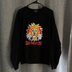 San Diego Zoo Black Sweater
